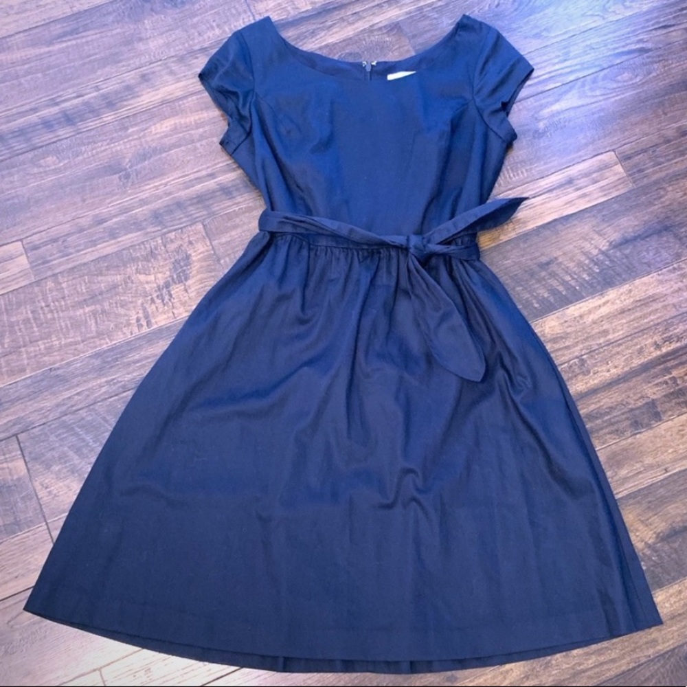Issac Mizrahi navy blue dress size 6